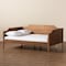 Baxton Studio Alya Classic Traditional Farmhouse Walnut Brown Finished Wood Full Size Daybed 182-11173-Zoro - alternate 2